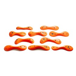 Slenders 21 M – 10 Medium Pinch Climbing Holds with Dual Texture