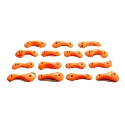 Slenders 12 Small Climbing Holds – 15 Dual Texture Shapes