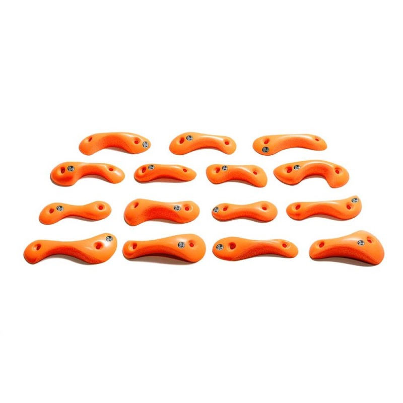 Slenders 12 Small Climbing Holds – 15 Dual Texture Shapes
