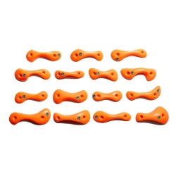 Slenders 12 Small Climbing Holds – 15 Dual Texture Shapes